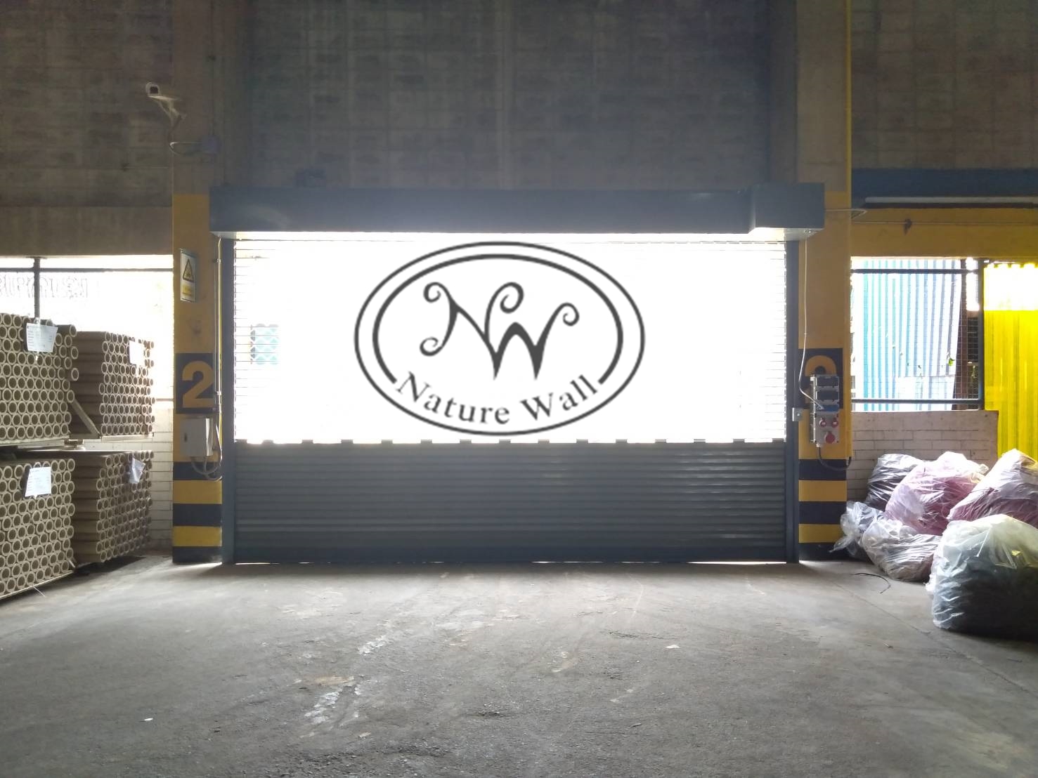 ประตูม้วน อลูมิเนียม ระบบไฟฟ้า